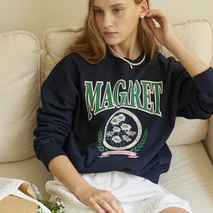 [아워호프] Margaret Artwork Sweatshirt - Navy [H23FW-MT05-NAV]