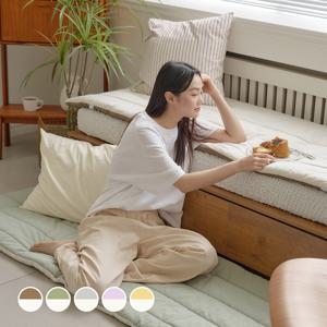 양면 배색 베이직 쇼파패드 토퍼형 2~4인용 4color