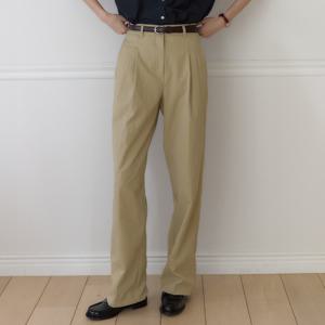 [아워호프] Soft Stretch One Tuck Chino Pants - Beige [H25FA-PT02-BEI]