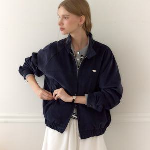 [아워호프] Corduroy Button Point Blouson Jacket - Navy [H25FA-OT05-NAV]