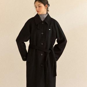 [아워호프] Loraine Wool Balmacaan Coat - Black [H25WT-OT10-BLA]