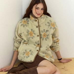 [아워호프] Florence Button Fleece Jacket - Ivory [H25WT-OT07-IVO]