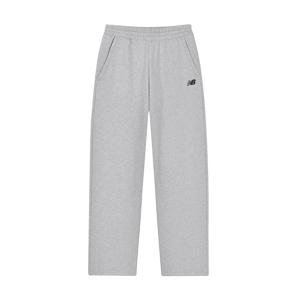 에센셜 클래식 와이드 플리스 남자 여자 트레이닝 긴바지 팬츠 그레이 NBMLE41063-AC