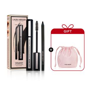 [25 홀리데이] 아이 에센셜스 아이라이너 & 마스카라 세트[+새틴 파우치]