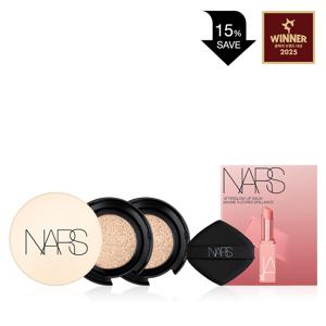 [나스][단독] 퓨어 래디언트 프로텍션 아쿠아 글로우 쿠션 더블 패키지 세트