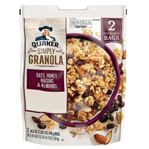 QUAKER 그래놀라 시리얼 978gx2 BAGS