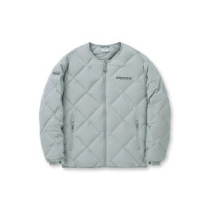 디스커버리패딩 AQS DMDJ77046-GRS 남성 디하스 U넥 튜브 구스다운 경량패딩