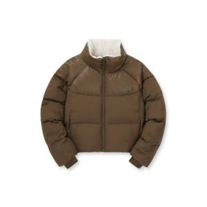 디스커버리패딩 EQF DWDJ97046-BRD 여성 올리브 크롭 글로우 다운