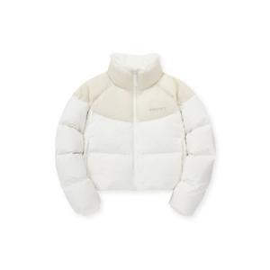 디스커버리패딩 EQF DWDJ97046-CRS 여성 올리브 크롭 글로우 다운