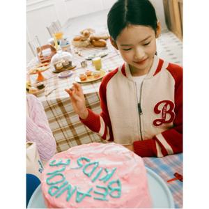 [30%OFF]바서티 풀집업 아우터형 니트 카디건 - 레드(BI4X5AU016)