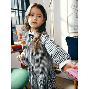 [30%OFF]잔깅엄 셔츠형 원피스 & 빙키 헤어슈슈 SET - 블랙(BI5171G055)