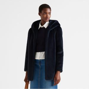 [최초가2,600,000]노블 후디드 밍크 하프코트_MNCT251006