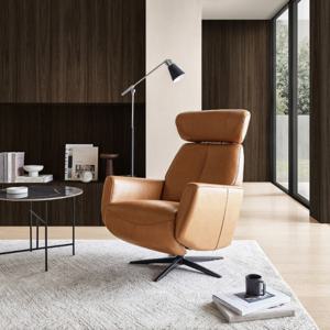 뉴눕체 1인 전동 리클라이너_브라운