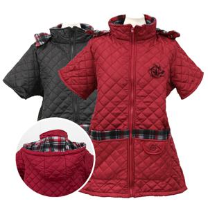 패딩 모자 반팔 기모 겨울 앞치마