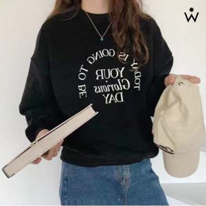 정상가:29,000원ㅣ라운드넥 루즈핏 레터링 캐쥬얼 긴팔 맨투맨 (WIBATS033)