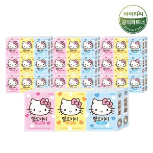 헬로키티 휴대용 포켓티슈 (3겹 10매 6개 x 3팩) 총18개