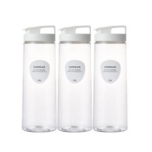 락앤락 몸체에 홈이 있어 잡기 쉬운 식탁용 물병 1.5L 화이트 x 3개