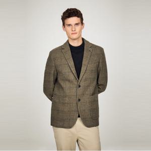 빅 체크 블레이저 (T12E7WJB724ML1RBN)