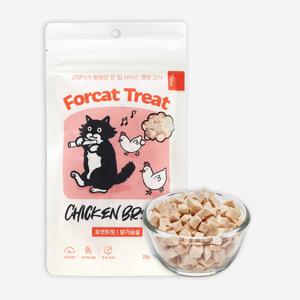 닥터펠리스 포캣트릿 닭가슴살 25g 고양이 동결건조 간식