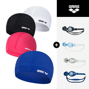 트레이닝 수경 수모 세트(시야 넓은 수영안경)