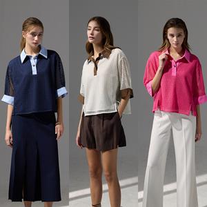 크로셰 셔츠 1종