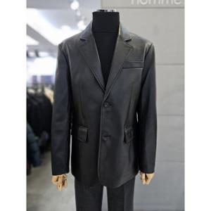 세이브존03  남자 블랙 천연 양 가죽 자켓 WSAGZ3UB05A (40930230)