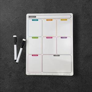 주간 계획표 자석 화이트 메모 보드 28x21 (마카포함) 스케줄러 주간보드판 주간메모보드