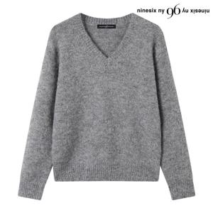 [롯데백화점]데일리 베이직 V넥 오버핏 긴팔 니트 (NP3KT026L0)