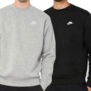 [하프클럽]  맨투맨 남녀공용 프렌치테리 긴팔티 NSW 클럽 스우시 크루 티셔츠 BV2666