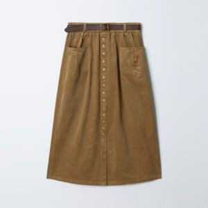 [러브앤쇼] 벨트SET 골덴 스커트 GCFJGSK01