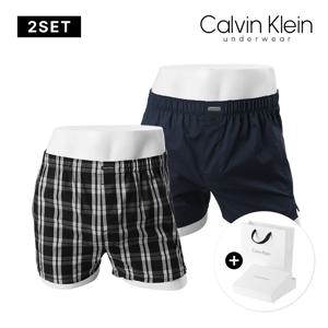 캘빈클라인 언더웨어 남성 속옷 남자 코튼 트렁크 2장 선물세트 모음전 NB4006
