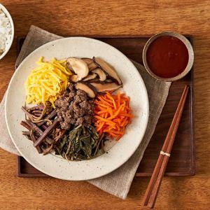 소고기나물비빔밥재료