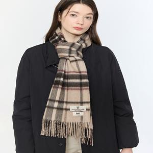 액세서리 남성 [[24FW]] WBMU4F705W2 브라운 체크 캐시미어 머플러