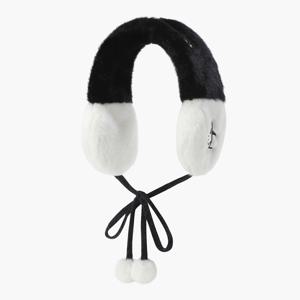 여성 2WAY 이어 머플러 블랙 MQ422LWMO2