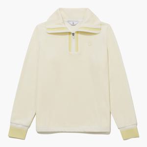 여성 세일러 카라 반집업 티셔츠 옐로우 MQ422LTLO1