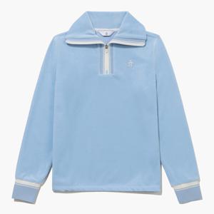 여성 세일러 카라 반집업 티셔츠 라이트블루 MQ422LTLO1