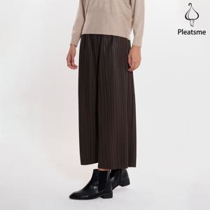 [최초가 169000원] 비건 레더 세미 와이드 팬츠_PPPTF125012