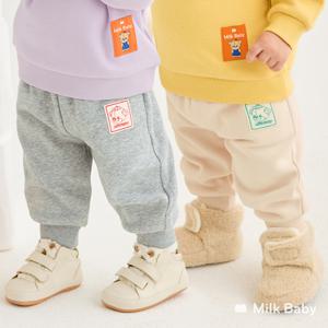 귀여운와팬 겨울기모 조거팬츠