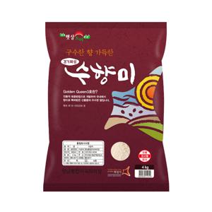 [팔도찬미] 25년 햅쌀 수향미 4kg 골든퀸3호 상등급