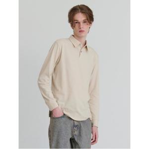 울 혼방 칼라넥 티셔츠 - 레몬 (RY4841P31F)