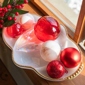 제이닷 레드 글라스 크리스마스 오너먼트 12종