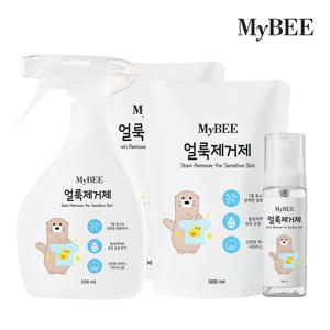 자연품은 얼룩제거제 용기+리필 2팩+휴대용