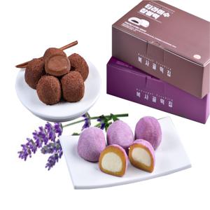 수라당 찹쌀떡 2종세트 티라미수 자색고구마 각 40g x 12개입 총24알