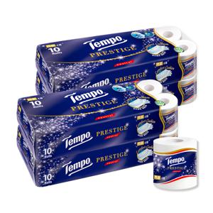 템포티슈 4겹 프레스티지 프리미엄 화장지 롤티슈 17m-10롤x4팩