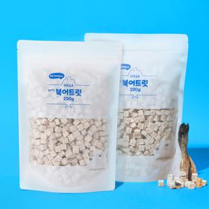 동결건조 메가 소프트 북어 트릿 대용량 440g 고양이 강아지 간식+위생스푼