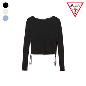 [게스] W2BR10Z2V42 사이드 셔링 라운드넥 긴팔 스웨터SET-UP YM3S1609