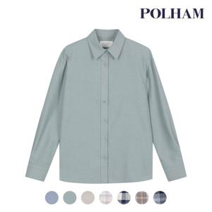 여성 소프트 플란넬 긴팔 셔츠_PHC4WC2912