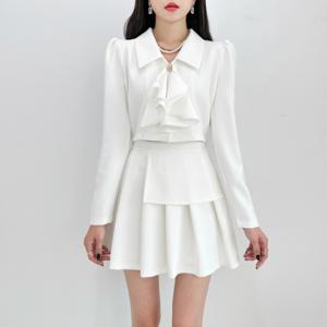 모니카 블라우스 스커트세트 ST7187S