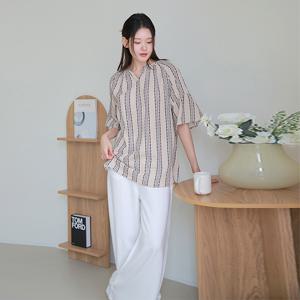 [최초가 69,000원]코튼100 소네트 에스닉 블라우스