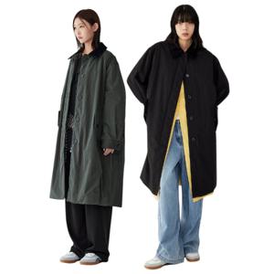 정상가299,000원 카라 배색 롱 점퍼 9175413986